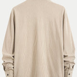 Cardigan en velours côtelé décontracté
