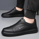 Chaussures Slip-On en Cuir