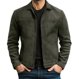 Veste en Cuir Malcolm Timeless pour Hommes