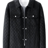 Veste en Suède à Carreaux