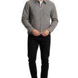 Veste en Suède Grise pour Hommes – Veste Casual Moderne