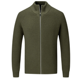 Four Seasons Cardigan zippé en laine mérinos