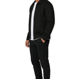 Veste en Daim Noir pour Hommes – Vêtements Casual Modernes