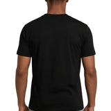 T-shirt Slim-Fit pour Homme en Noir