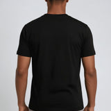 T-shirt Slim-Fit pour Homme en Noir
