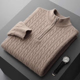 Deneb Cachemire Velours Demi-Zip