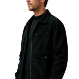Veste en Velours Côtelé pour Homme - Noir