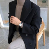 Manteau Élégant à Double Boutonnage