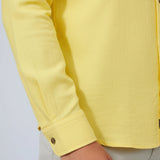 Chemise en lin Monaco – Jaune clair
