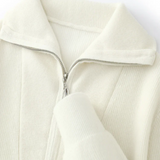 Pull en Cachemire Portofino à Col Zippé