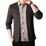 Chemise et cardigan 2-en-1