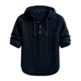 Adam – chemise en lin à capuche