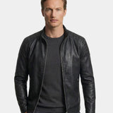 Veste en cuir Krydset