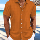 Chemise Casual à Manches Courtes