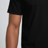 T-shirt Slim-Fit pour Homme en Noir