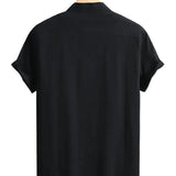 Chemise Courte à Manches Relaxée