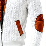 Veste d'extérieur en jacquard tricoté Valdenzo