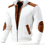 Veste d'extérieur en jacquard tricoté Valdenzo