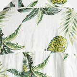 Chemise en Coton d'Été pour Homme avec Design de Pina Florale Tropicale