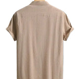 Chemise Courte à Manches Relaxée
