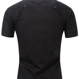 Chemise à Manches Courtes en Coton pour Homme