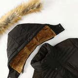 Veste d'hiver élégante avec doublure en polaire matelassée