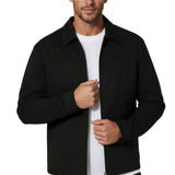 Veste en Daim Noir pour Hommes – Vêtements Casual Modernes