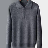 Pull Gstaad en Cachemire à Zip Quart