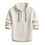 Adam – chemise en lin à capuche