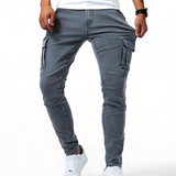 Pantalons Cargo Stretch Marino