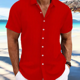Chemise Casual à Manches Courtes