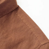 Chemise en Coton à Manches Courtes Décontractée