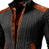 Veste d'extérieur en jacquard tricoté Valdenzo
