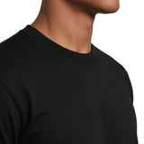 T-shirt Slim-Fit pour Homme en Noir