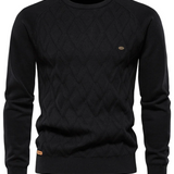 Pull pour hommes avec design à carreaux V2