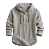 Adam – chemise en lin à capuche