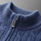 Deneb Cachemire Velours Demi-Zip