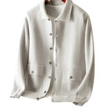 Janus cardigan en laine mérinos