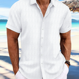 Chemise Casual à Manches Courtes