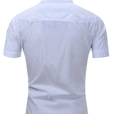 Chemise à Manches Courtes en Coton pour Homme