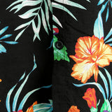 Chemise à Manches Courtes en Coton à Fleurs pour Homme