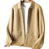 Janus cardigan en laine mérinos