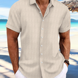 Chemise Casual à Manches Courtes