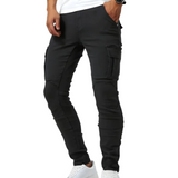 Pantalons Cargo Stretch Marino