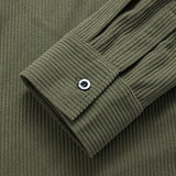 Cardigan en velours côtelé décontracté