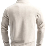 Pull zippé à manches longues