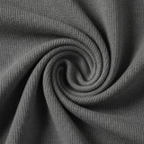 Pull Herre à Zip Demi avec Col Montant – Gris