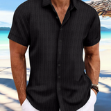 Chemise Casual à Manches Courtes