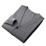Cardigan tricoté en laine mérinos Faunus
