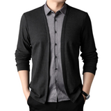 Chemise et cardigan 2-en-1